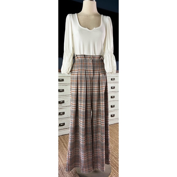 Anthropologie Maeve Ribbed Tiered Top s - Picture 2 of 13